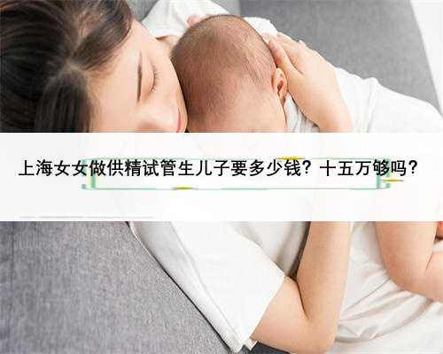 上海女女做供精试管生儿子要多少钱？十五万够吗？